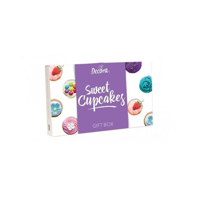 KIT SWEET CUPCAKES (tutto l'occorrente per realizzare golosi muffin e cupcakes) DECORA