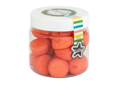 Marshmallow Mini Balls Rosso Passion, in Barattolo con tappo a vite 200g Lollipop senza glutine
