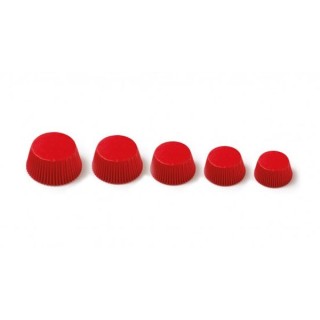 MICRO PIROTTINI ROSSI PER MICRO CUPCAKES - MUFFIN 200 PZ Diam. 27 x 17 mm DECORA