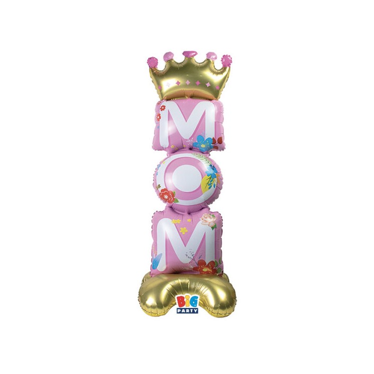 Palloncino  MOM (FESTA DELLA MAMMA )39 x112 x39 cm  AirLoonz Composizione  1 pz