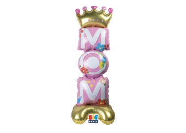 Palloncino  MOM (FESTA DELLA MAMMA )39 x112 x39 cm  AirLoonz Composizione  1 pz