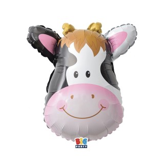 Palloncino  testa MUCCA 43 x 59  1 pz