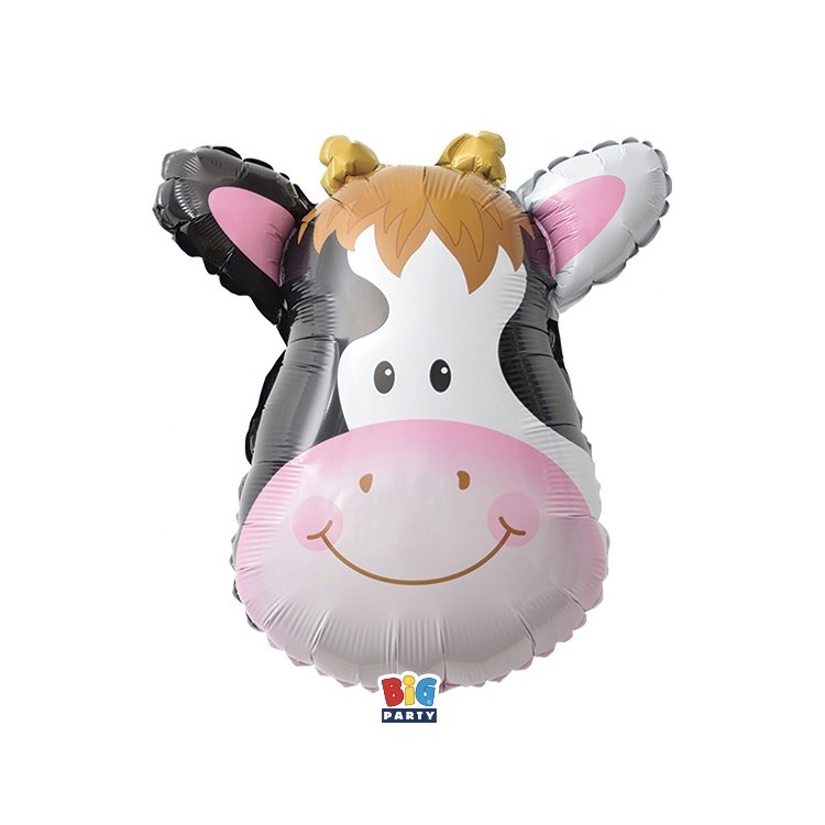 Palloncino  testa MUCCA 43 x 59  1 pz
