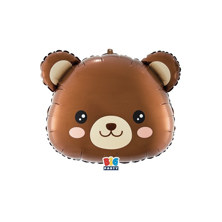 Palloncino  testa orso  58 x 61 - 1 pz