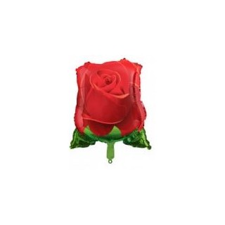 Palloncino "FORMA DI ROSA ROSSA  " rosso  - 46 cm - 1 pz