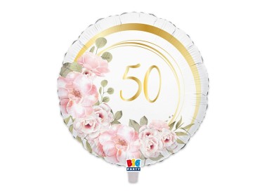Palloncino 50° Anniversario di Matrimonio - - 45 cm - 1 pz