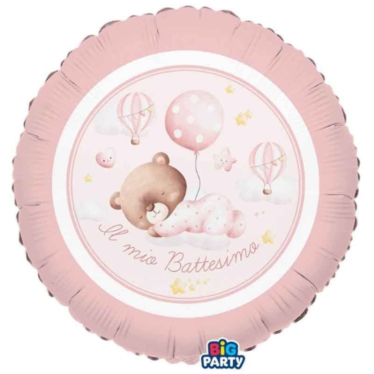 Palloncino Battesimo Bimba - - 18" / 45 cm - 1 pz