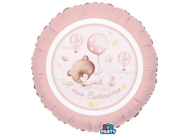 Palloncino Battesimo Bimba - - 18" / 45 cm - 1 pz