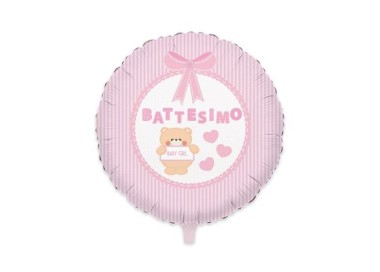 Palloncino Battesimo Bimba - 18" / 45 cm - 1 pz