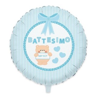 Palloncino Battesimo Bimbo - Anagram - 18" / 45 cm - 1 pz