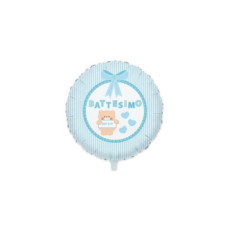 Palloncino Battesimo Bimbo - Anagram - 18" / 45 cm - 1 pz