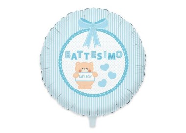 Palloncino Battesimo Bimbo - Anagram - 18" / 45 cm - 1 pz