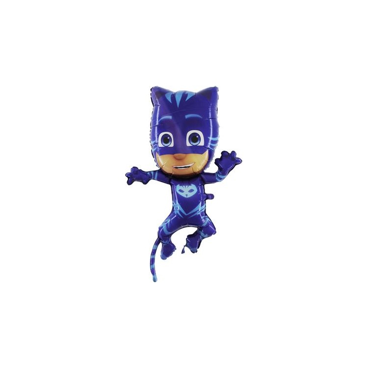 Palloncino Cat Boy Super Pigiamini PJ Masks .  Palloncino Cat Boy tridimensionale Supershape (Nuovo) - Grabo - L 44 cm x H 85 c