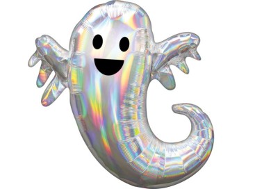 Palloncino Fantasma prismatico Simpatico di HALLOWEEN - SuperShape - 28" / 71 cm - 1 pezzo - Anagram