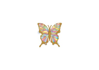 Palloncino Farfalla Supershape - betallic- 24"/61 cm largo - 1 pz