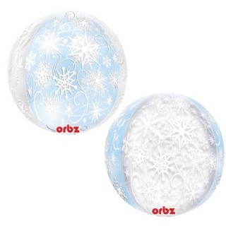 Palloncino Fiocchi di neve Orbz Anagram - 38 cm x 40 cm - 1 pz