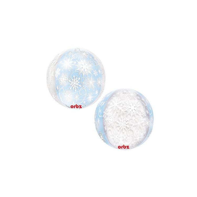 Palloncino Fiocchi di neve Orbz Anagram - 38 cm x 40 cm - 1 pz