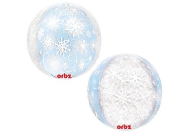 Palloncino Fiocchi di neve Orbz Anagram - 38 cm x 40 cm - 1 pz