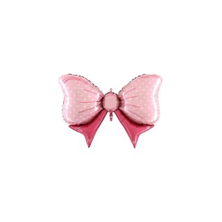 Palloncino FIOCCO  Nascita Bambina - Supershape  - 108 cm x 72 cm  1 pz