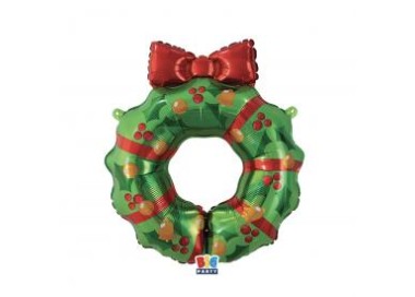 Palloncino Ghirlanda Natalizia  shape  - 66  cm  1 pz