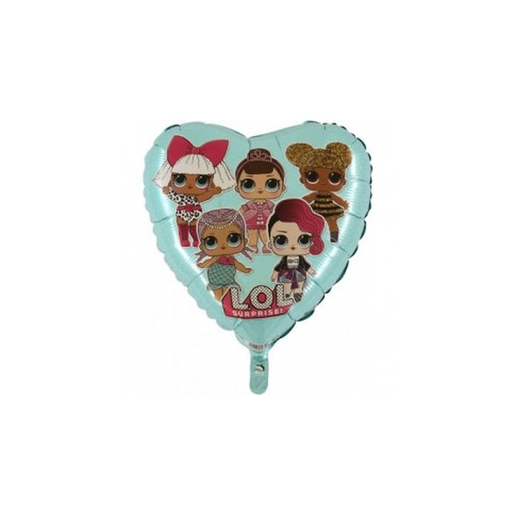 Palloncino LOL SURPRISE ! a Cuore -  43 cm - 1 pz