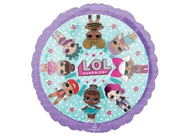 Palloncino LOL SURPRISE ! tondo  -  43 cm - 1 pz