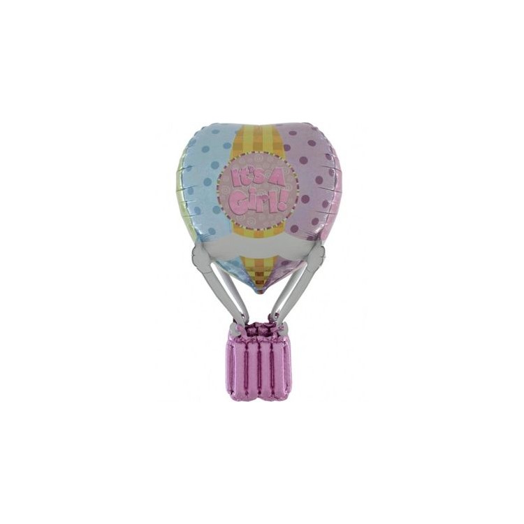 Palloncino Mongolfiera Nascita Bambina 4D- Supershape Mongolfiera 91 cm - Grabo - 1 pz Palloncino Mongolfiera Nascita Bambina 4D- Supershape Mongolfiera 91 cm - Grabo - 1 pz