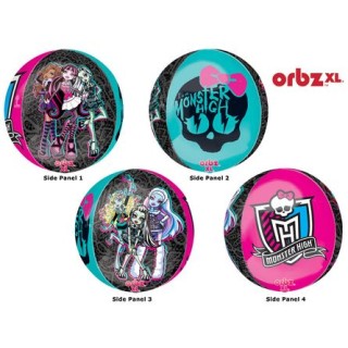 Palloncino Monster High Orbz - Anagram - 38 cm x 40 cm - 1 pz