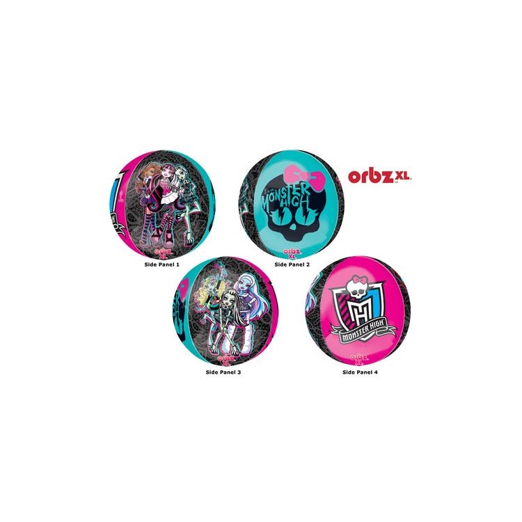 Palloncino Monster High Orbz - Anagram - 38 cm x 40 cm - 1 pz