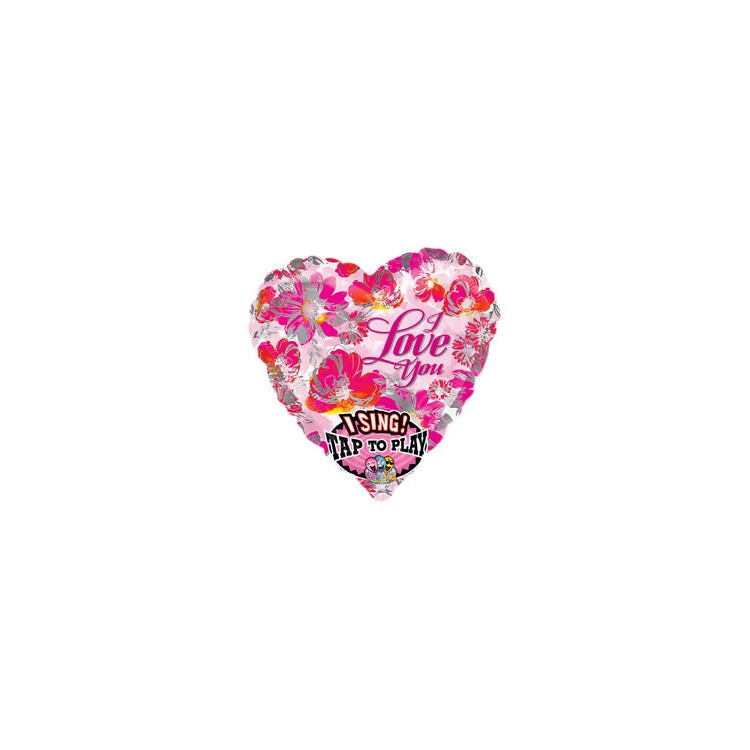 Palloncino Musicale Cuore - Singing Balloon - Anagram - 74 cm - 1 pz