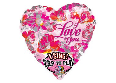Palloncino Musicale Cuore - Singing Balloon - Anagram - 74 cm - 1 pz
