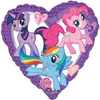 Palloncino My Little Pony forma a Cuore - Anagram - 43 cm - 1 pz