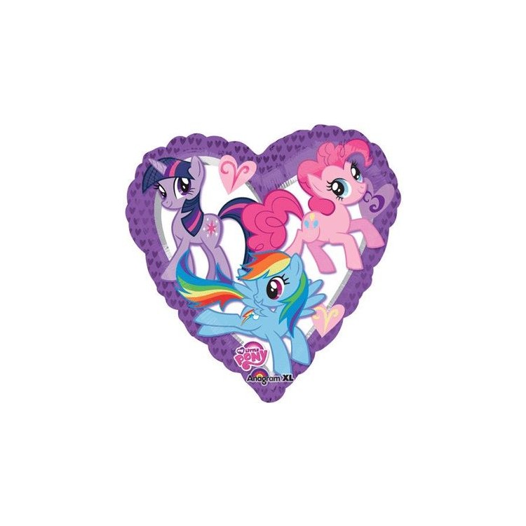 Palloncino My Little Pony forma a Cuore - Anagram - 43 cm - 1 pz