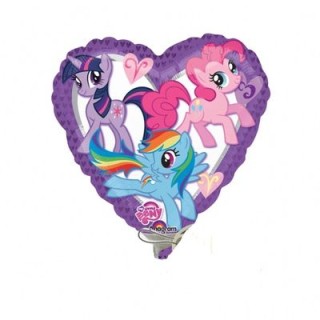 Palloncino My Little Pony forma a cuore - Jumbo - Anagram - 81 cm - 1 pz