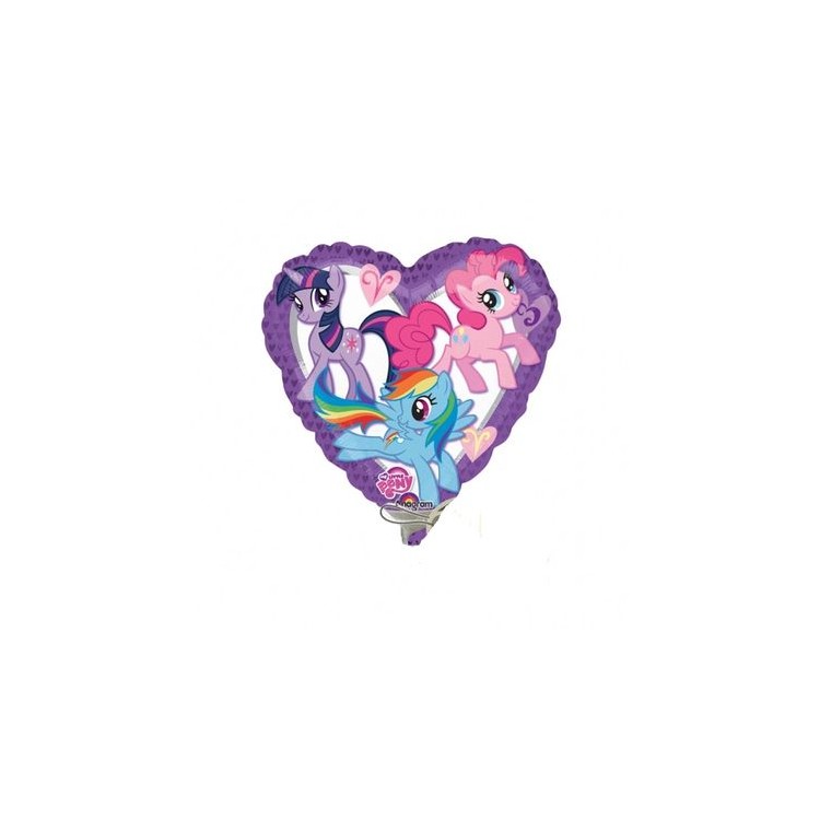 Palloncino My Little Pony forma a cuore - Jumbo - Anagram - 81 cm - 1 pz