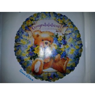 Palloncino Nascita "Congratulations!" - Anagram - 18" / 45 cm - 1 pz