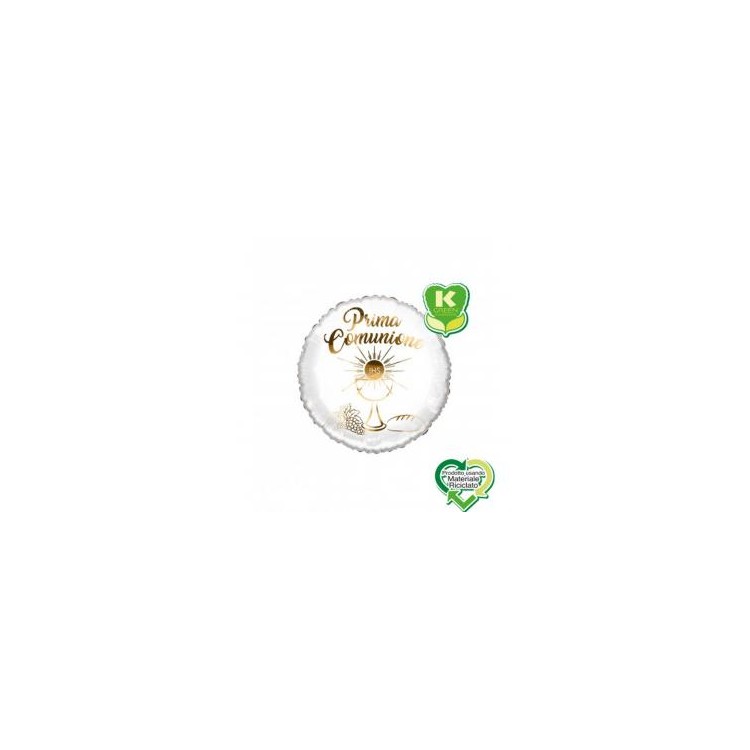 Palloncino Prima Comunione   18" / 45  cm - 1 pz