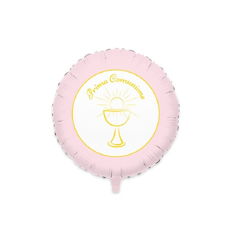 Palloncino Prima Comunione Bimba  18 " / 45  cm - 1 pz