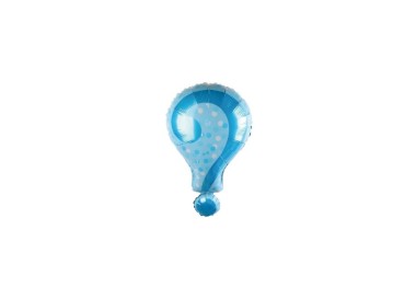 Palloncino Punto Interrogativo  Boy (Sarà Maschio  ? ) 71 cm - 1 pz