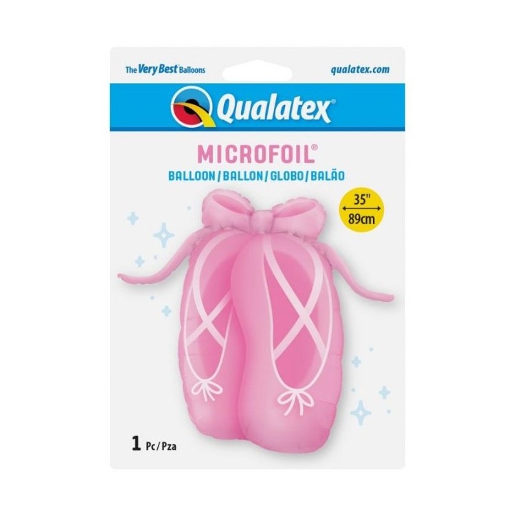 Palloncino Scarpe Ballerina rosa  Supershape - 89  cm - 1 pz