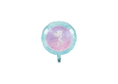 Palloncino Sirena  tondo  - 28"/ 45,7 cm - 1 pz