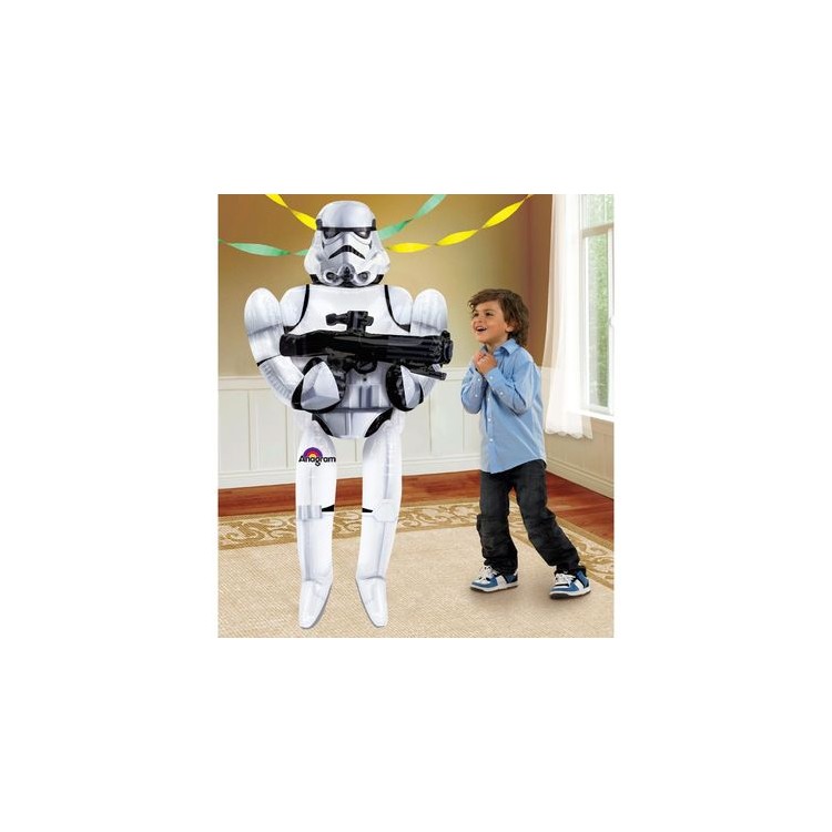 Palloncino STAR WARS - AirWalkers di Stormtrooper Star Wars (Nuovo) - Anagram - L 83 cm x H 177 cm - 1 pezzo