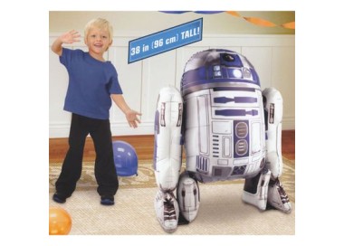Palloncino STAR WARS - AirWalkers Robot di  Star Wars (Nuovo) - Anagram - L 86 cm x H 96 cm - 1 pezzo
