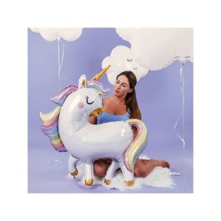 Palloncino Unicorno (sagoma  Unicorno)  - SuperShape - Betallic  94cm - 1 pz