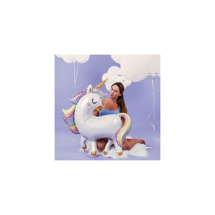 Palloncino Unicorno (sagoma  Unicorno)  - SuperShape - Betallic  94cm - 1 pz