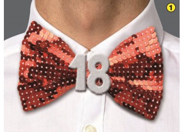 Papillon con Payette 18 Anni  1 pz(colori vari senza possibilità di scelta)