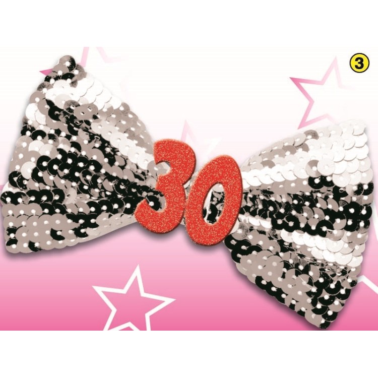 Papillon con Payette 30 Anni  1 pz(colori vari senza possibilità di scelta)