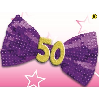 Papillon con Payette 50 Anni  1 pz(colori vari senza possibilità di scelta)