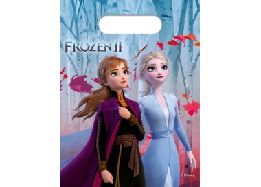 Party Bags FROZEN 2 -Bustine regalo Frozen 2  (Frozen II) nuvo film Disney Il segreto di Arendelle - - L 17 cm x H 23 cm - 6 pe