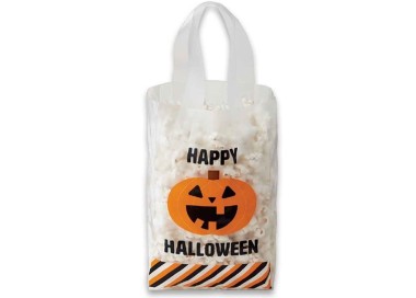 10 SACCHETTI CARAMELLE E GIOCHINI tema HAPPY  HALLOWEEN - Confezione da 10 Bustine Regalo per Halloween -13,5 x 8,25 x 20,9 cm 